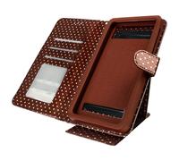Avizar, Funda para Smartphones de 5.3'' a 5.5'' billetera xxl Soporte + Espejo