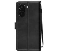 Avizar Funda para Xiaomi Poco X7 Pro con correa, tapa soporte billetera, Negro