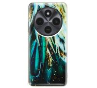 Avizar Funda para Xiaomi Redmi 14C/Poco C75 Silicona Diseño Plumas, Multicolor