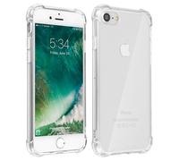 Avizar Funda Protectora de Silicona Transparente con Reforzamiento Antigolpes para iPhone 7 / iPhone 8