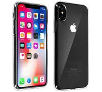 Avizar Funda Protectora de Silicona Ultrafina Transparente para iPhone X