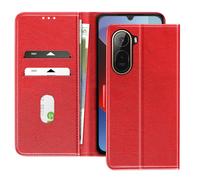 Avizar Funda Redmi A7 Pro Serie Chesterfield con Tarjetero y Soporte, Rojo