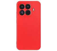 Avizar Funda Soft-Touch para Xiaomi 15T Pro en Silicona Antideslizante, Rojo