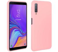 Avizar Funda Soft Touch Rígida Rosa para Samsung Galaxy A7 2018