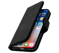 Avizar Funda Tipo Cartera Negra para Apple iPhone X/XS