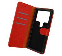 Avizar Funda Universal Smartphone 5,2 a 5,5'' con Tarjetero Sporte Vídeo, Rojo