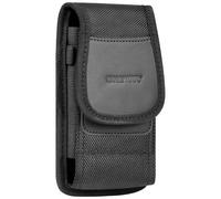 Avizar, Funda vertical de nylon para smartphone con clip y mosquetón Talla L