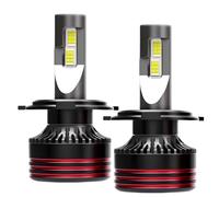 Avizar, Lote de 2 bombillas LED M8 Pro H4 60W 12V 6000K 12000lm IP65 para coche