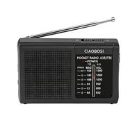 Avizar, Mini Radio de Bolsillo con Bandas FM y AM, Antena Telescópica y Altavoz