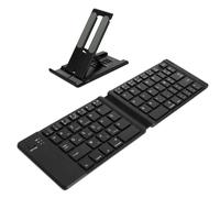 Avizar, Mini teclado Bluetooth AZERTY, Android, iOS y Windows, Soporte incluido