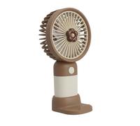 Avizar, Mini Ventilador Portátil 3 Niveles Diseño Flor con Base Escritorio