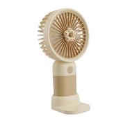 Avizar, Mini Ventilador Portátil 3 Niveles Diseño Flor con Base Escritorio