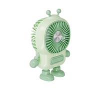Avizar, Mini Ventilador Portátil 3 Velocidades Recargable USB-C Diseño Robot