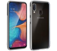 Avizar, Pack 360º Carcasa + Cristal templado con bordes para Galaxy A20e