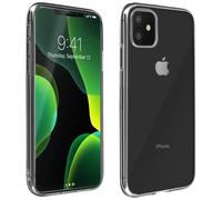 Avizar Pack 360º Carcasa + Cristal templado para iPhone 11, Transparente