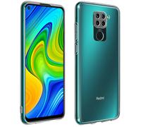 Avizar, Pack 360º Carcasa + Cristal templado para Xiaomi Redmi Note 9