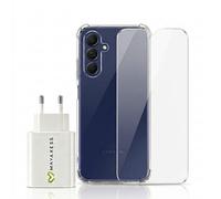 Avizar, Pack Accesorios Funda con Cristal y Cargador para Samsung Galaxy A16