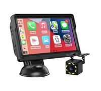 Avizar Pantalla CarPlay Android Auto 7" Bluetooth Cámara Reversa,