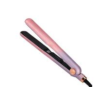 Avizar Plancha y rizador 2 en 1 para cabello seco y húmedo iónico 40W, Rosa