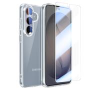 Avizar Protección Integral para Galaxy S26 Funda de Silicona con Vidrio para Pantalla y Cámara