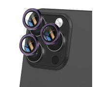 Avizar Protector cámara para iPhone 16 Pro Max Lente templada, Violeta