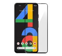 Avizar Protector Cristal Templado Negro para Google Pixel 4A