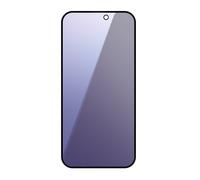 Avizar Protector de pantalla para iPhone 15 y 15 Pro Cristal templado, Negro
