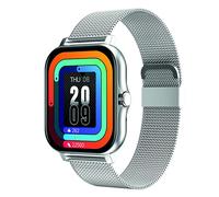 Avizar Reloj Inteligente Balnéo 1,69" Bluetooth 5.1 IP67 Correa de Acero, Plata