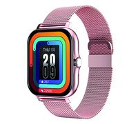 Avizar Reloj Inteligente Balnéo 1,69" Bluetooth 5.1 IP67 Correa de Acero, Rosa