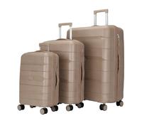 Avizar, Set de 3 maletas rígidas con ruedas, 4 ruedas giratorias, 55-65-75cm