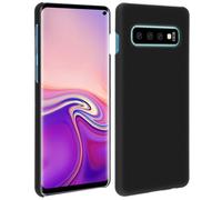 Avizar Soft Touch Funda Rígida Negra Mate para Samsung Galaxy S10