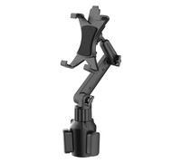 Avizar, Soporte Coche Portavasos para Tablet 12,5 a 20 cm Giratorio 360° y 180°