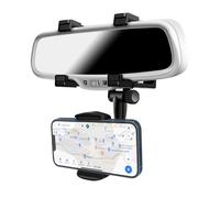 Avizar Soporte de coche para Smartphone Espejo retrovisor Rotación 360º,
