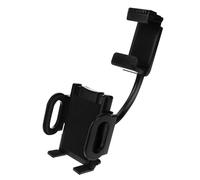 Avizar Soporte de coche para smartphones fijado al retrovisor con brazos extensibles