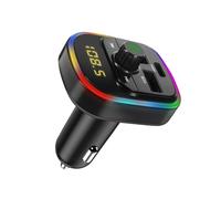 Avizar, Transmisor FM Bluetooth con USB QC 3.0 y cargador de coche USB-C 20W C4