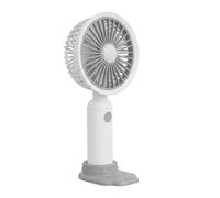 Avizar Ventilador Portátil con Soporte para Smartphone, / Gris