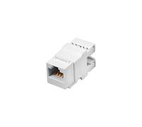 AVIZIO Alantec MKN-U5-1 - RJ45 - Blanc - Femelle - Droit - Synthétique ABS - Melamine - 22/24, Multicolor, Standard, Porta merienda 3D Strong