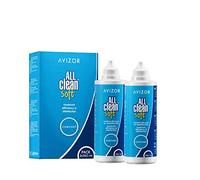 Avizor All Clean Soft | Solución Única para Lentes de Contacto Blandas | Limpieza y Desinfección en 4 Horas | Pack 2x350 ml | Elimina bacterias