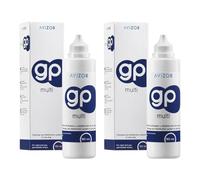 Avizor GP Multi - Pack 2 x 120ml | Solución de Limpieza y Desinfección para Lentillas Rígidas y Gas-permeables | Hidratación Garantizada | Solución Multipropósito Limpieza Lentes de Contacto