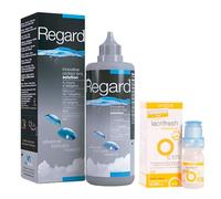 Avizor Pack Regard 355ml + Lacrifresh Moisture 15ml | Solución Única Lentes de Contacto y Gotas Hidratantes con Ácido Hialurónico | Para Ojo Seco