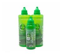 Avizor Unica Alvera | Solución con Aloe Vera para Lentes Blandas | Pack Viaje y Hogar 2x350ml + 100ml