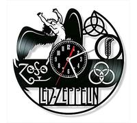 AVJERA Led Zeppelin Reloj de Pared de Vinilo Disco de Vinilo Reloj de Pared Retro Cumpleaños Año Nuevo Navidad Regalo de cumpleaños Personalidad Diseño Creativo para el hogar