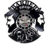 AVJERA Regalo Personalizado para Reloj de Disco de Vinilo de barbería