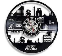 AVJERA Reloj de Vinilo de Regalo para fanáticos de Mario