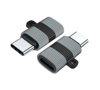 AVKGCZ Adaptador microUSB a tipo C MicroUSB macho a conector hembra tipo C de 480 Mbps, velocidad de transferencia para transferencia de datos y carga, adaptador USB OTG