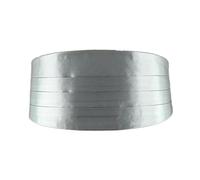 AVKGCZ Logra una elegancia versátil y formal para hombres, perfecta para bodas, fiestas de caridad y reuniones, asegurando un elegante cinturón negro para esmoquin ajustable, plata, Talla única