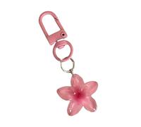 AVKGCZ Práctico y delicado llavero de flores huecas, accesorio portátil para estudiantes y amantes de la naturaleza que buscan estilos únicos, llavero único, Rosa Roja, Talla única