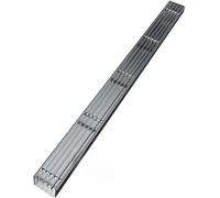 AVLLSO Canaleta de Drenaje Mini Canal de Drenaje Rejilla, Drenaje de Trinchera de Acero Inoxidable para la Cubierta del balcón del Patio del Garaje, Kit de Rejilla extraíble(Wxh-35x40mm)