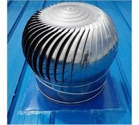 AVLLSO Cubierta de Ventilación 20 24 Pulgadas Ventilaciones de turbina giratoria de Acero Inoxidable, Cubierta de Bola de Viento de Techo para Casas(600mm/23.6 in)