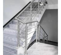 AVLLSO Pasamanos Escalera Sistema de balusteres de Cable de Acero Inoxidable para Deck Patio Escaleras Guardrail(L 3.9ft/47.2in)